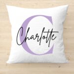 Kissenbezug Buchstabe Kinder personalisierbar mit Namen