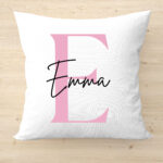 Kissenbezug Buchstabe Kinder personalisierbar mit Namen