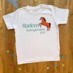 Kindergartenkind T-Shirt Pferd personalisiert, mehrfarbig, verschiedene Größen
