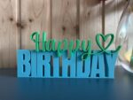 3D Schriftzug „Happy Birthday“ mehrfarbig – Bild 2